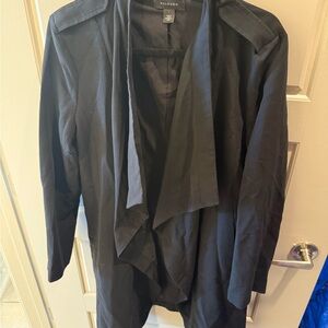 Halogen Black Open Front Jacket